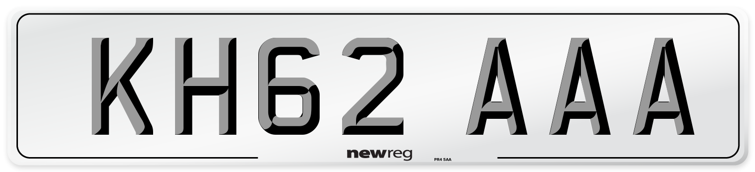 KH62 AAA Number Plate from New Reg
